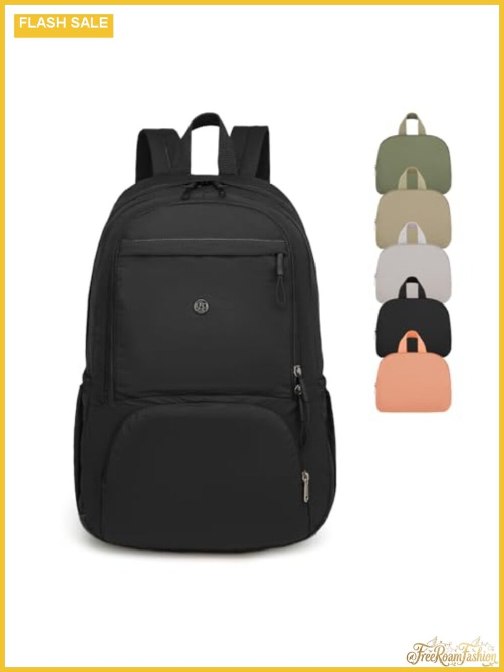 Foldable Women's Mini Backpack Lightweight Quilted Travel Schoolbag Work